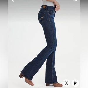 Boot Cut Flare Blue Jeans
